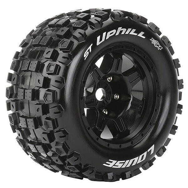 Louise RC ST-Uphill 1:8 Sport 1/2&quot; Offset Hex 17mm Black (L-T3326BH)