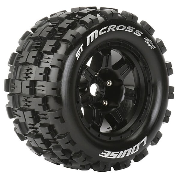 Louise RC ST-MCRoss 1:8 Sport 1/2&quot; Offset Hex 17mm Black (L-T3327BH)