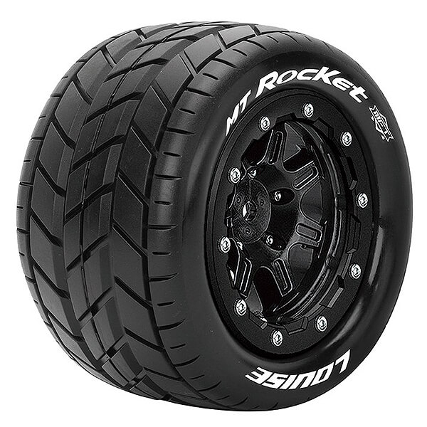 Louise RC MT-Rocket T-Maxx Soft 1/2&quot; Offset Hex 17mm Black (L-T3328SB)