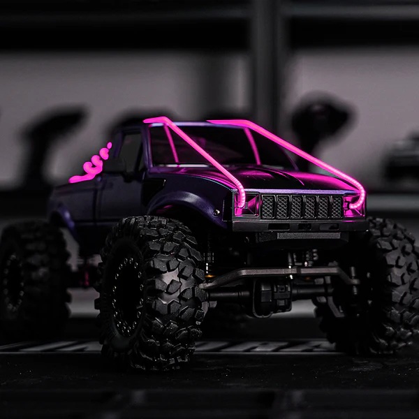 INJORA Flexible Cuttable Purple LED Strip Lights for RC Cars (L42-PU)