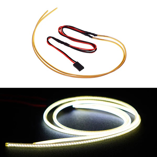 INJORA Flexible Cuttable Yelloe LED Strip Lights for RC Cars (L42-YE)