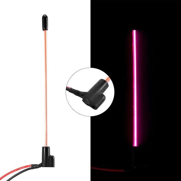 INJORA LED Whip Light for 1/18 1/24 RC Crawlers - Pinkish Purple (L43-PU)