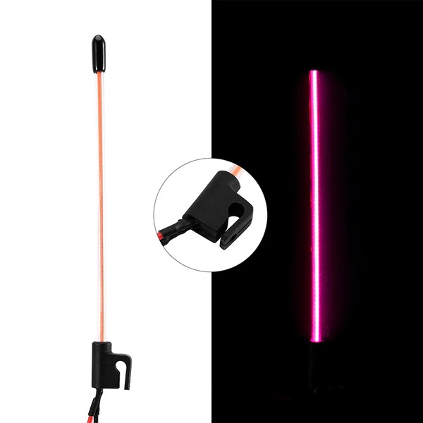 INJORA LED Whip Light for 1/18 1/24 RC Crawlers - Pinkish Purple (L44-PU)