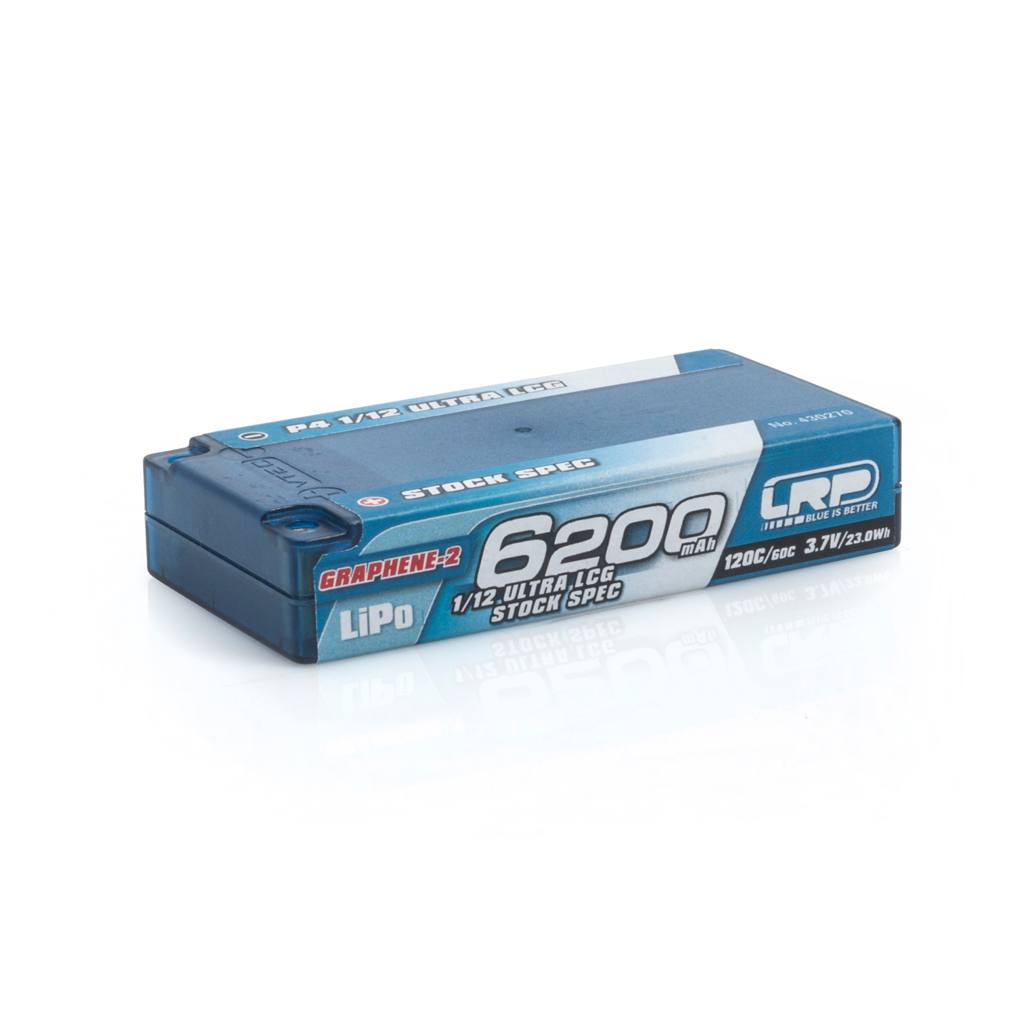 LRP Lipo 6200mAh - P4 1/12 Ultra LCG Stock Spec - 3.7V (LRP430270)