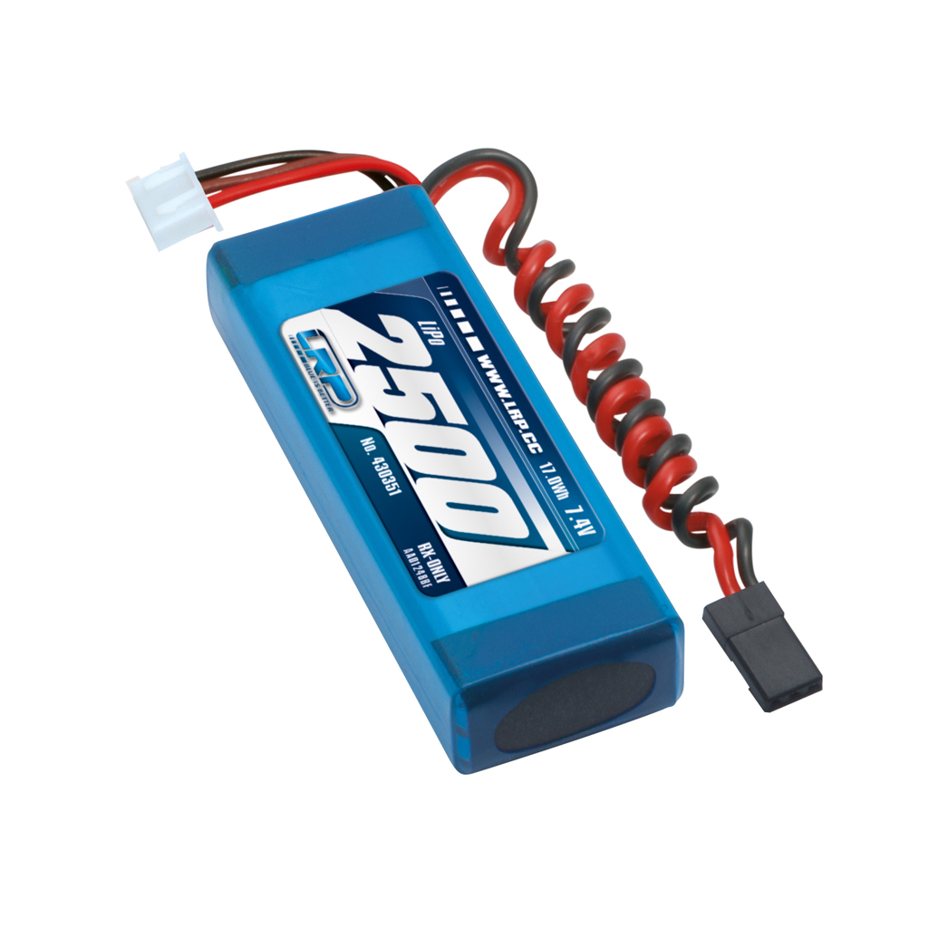 LRP Lipo 2500 RX-Pack 2/3A Straight - 7.4V (LRP430351)