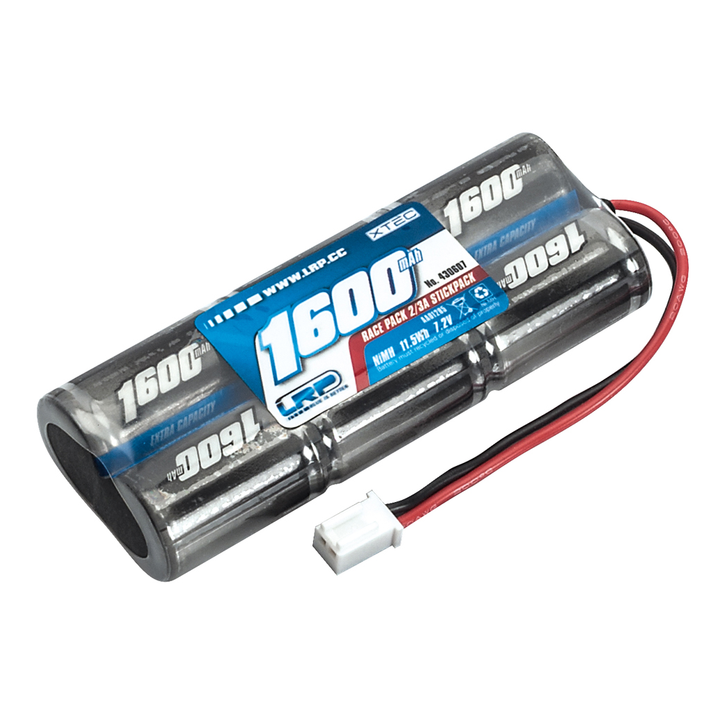 LRP XTEC Race Pack Stick 2/3A NiMH-1600mAh (LRP430607)