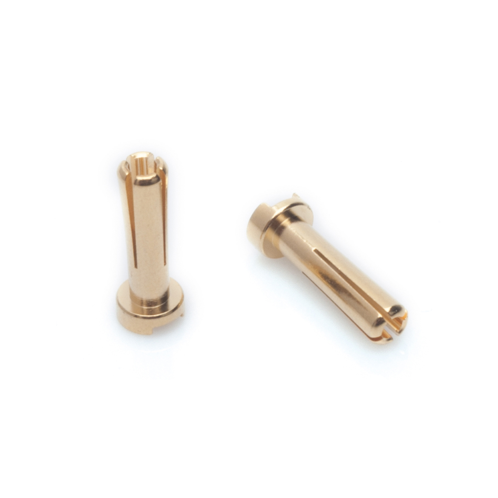 LRP 4mm Gold Works Team Connectors-10pcs (LRP65815)