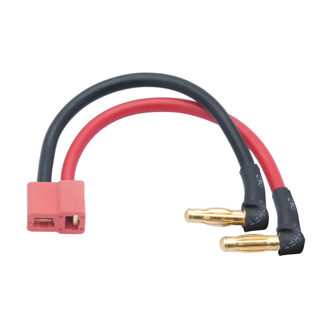 LRP Lipo H/C Adaptor Wire-4mm Male Plug-US (LRP65834)