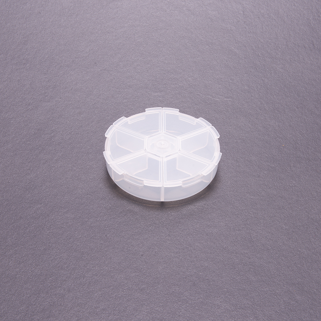 Monkey King RC Parts Box Round - 6 Compartments (MK5968)