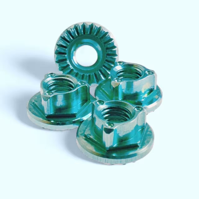 MR33 Aluminum Serrated Wheel Nut 4,0mm - Mint (4) (MR33-501415)