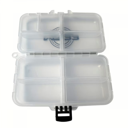 MR33 Hardware Box Double-Sided 11,4 x 6,2 x 3,4cm with 9 Compartments - Transparent (MR33-805012)