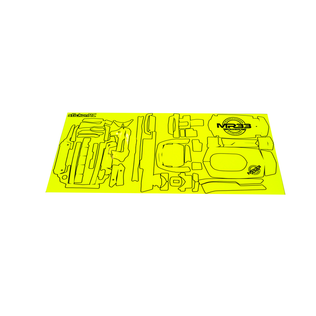 MR33 Sanwa M17 Skin - Neon Yellow (MR33-S-M17-Y)