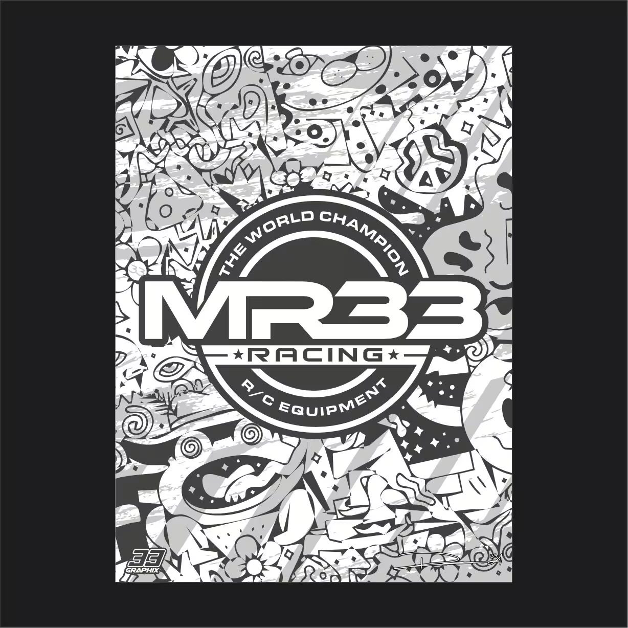 MR33 Setup Board Off-Road 39 x 33.5 x 1cm - White (MR33-SIG-SB-OFF-WHITE)