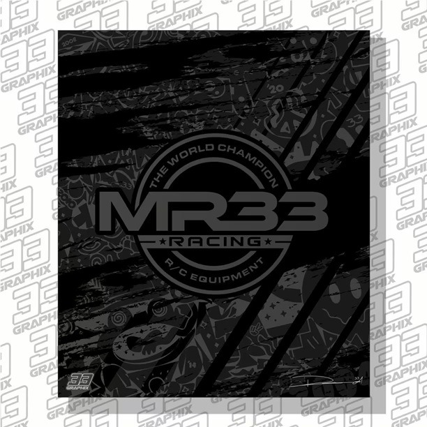 MR33 Setup Board Off-Road 39 x 33.5 x 1cm - Black (MR33-SIG-SB-OFF)
