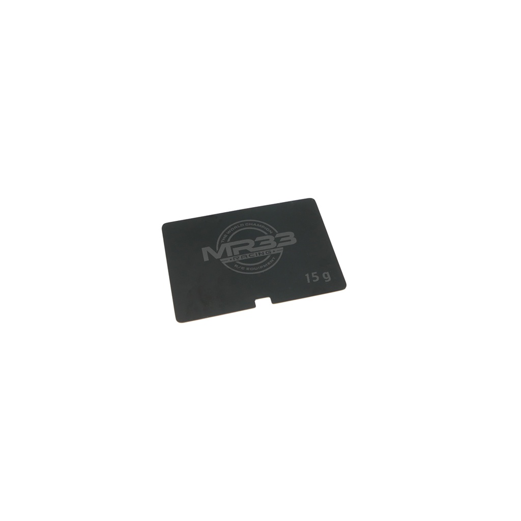 MR33 15g Steel Battery Weight 0.4mm - Black (MR33-STW-15G)