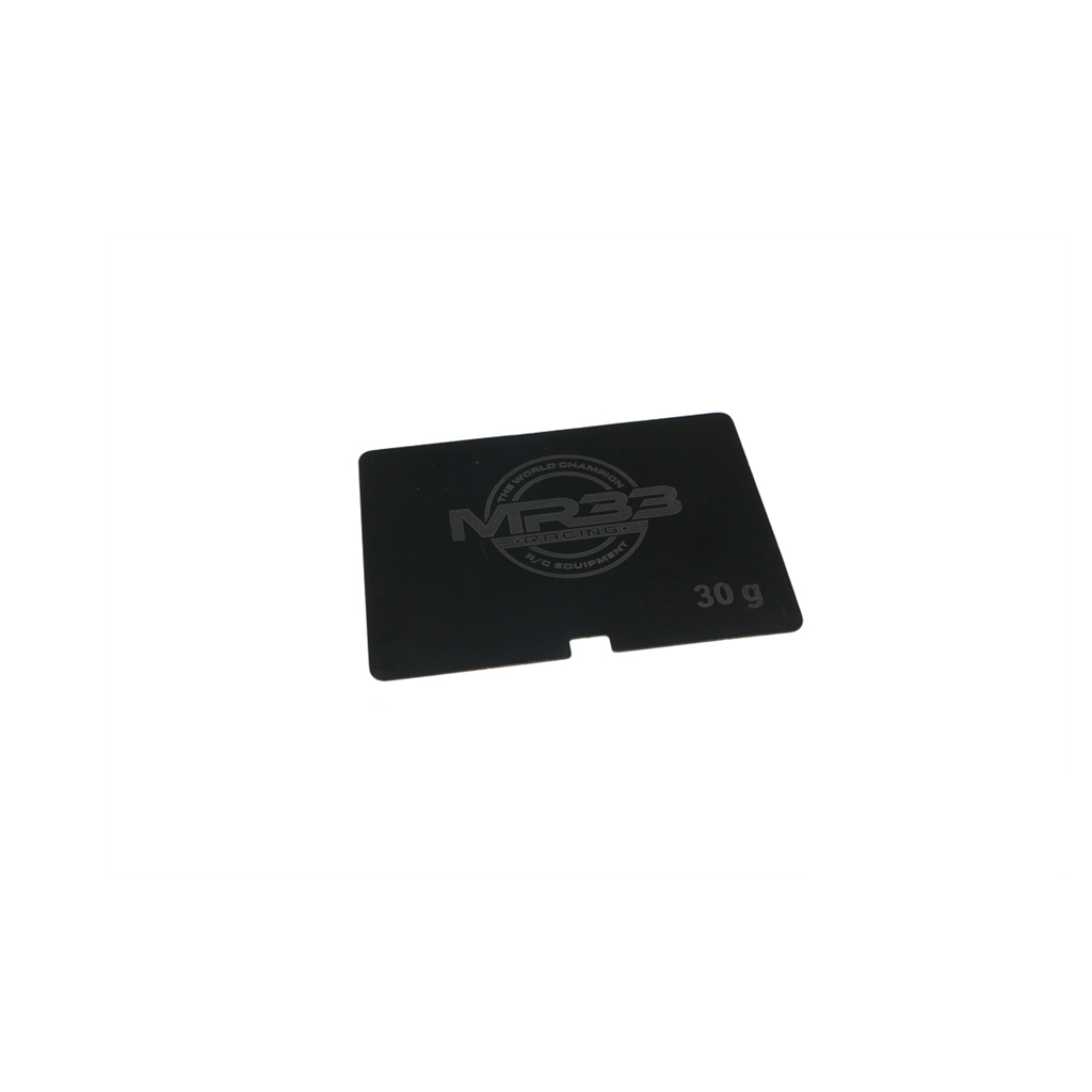 MR33 30g Steel Battery Weight 0.6mm - Black (MR33-STW-30G)