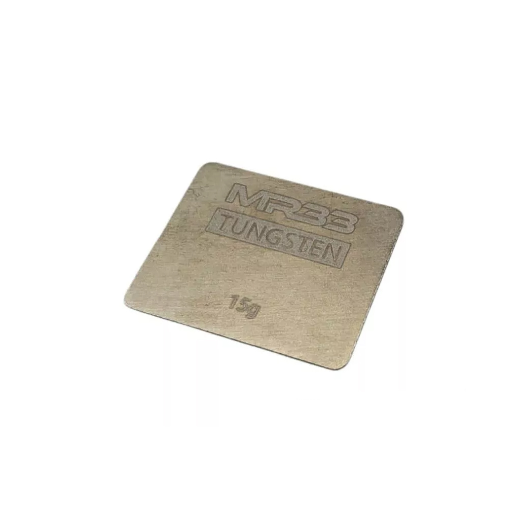 MR33 Tungsten Weight - 26 x 31.5 x 1mm - 15g (MR33-TW-15GF)