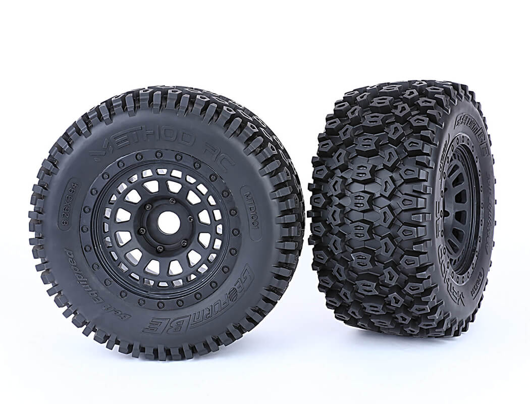 Method Geoform Belted MT 1/5 Tyres On Array Rims 24mm Hex (MTD1001)