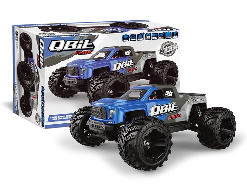 Maverick Qbit MT Flux 1/16th Monster Truck - Blue (MV151001)