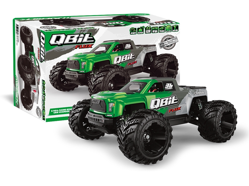 Maverick Qbit MT Flux 1/16th Monster Truck - Green (MV151006)