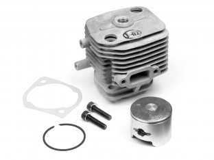 Maverick 2-Bolt Cylinder Head &amp; Piston Set - No Piston Pin (MV24207)
