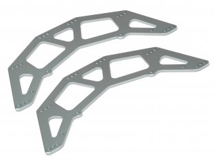 Maverick Chassis Side Plate Gunmetal 2Pcs (Scout Rc) (MV25023)