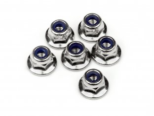 Maverick Flanged Lock Nut M3 6Pcs (MV28041)