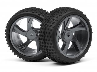Maverick 1/18 Buggy Wheel &amp; Tyre Assembly (Ion XB) (MV28052)