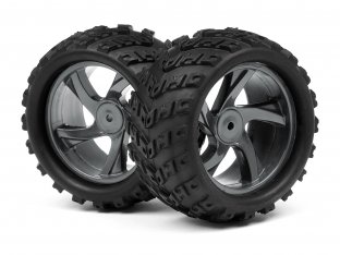 Maverick 1/18 Monster Truck Wheel &amp; Tyre Assembly (Ion MT) (MV28055)