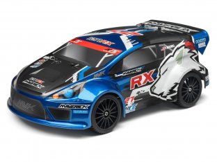 Maverick Rally Painted Body Blue With Decals (Ion Rx) (MV28070)