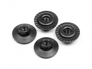 Maverick Flanged Lock Nut M5X8mm (4Pcs) (MV29092)