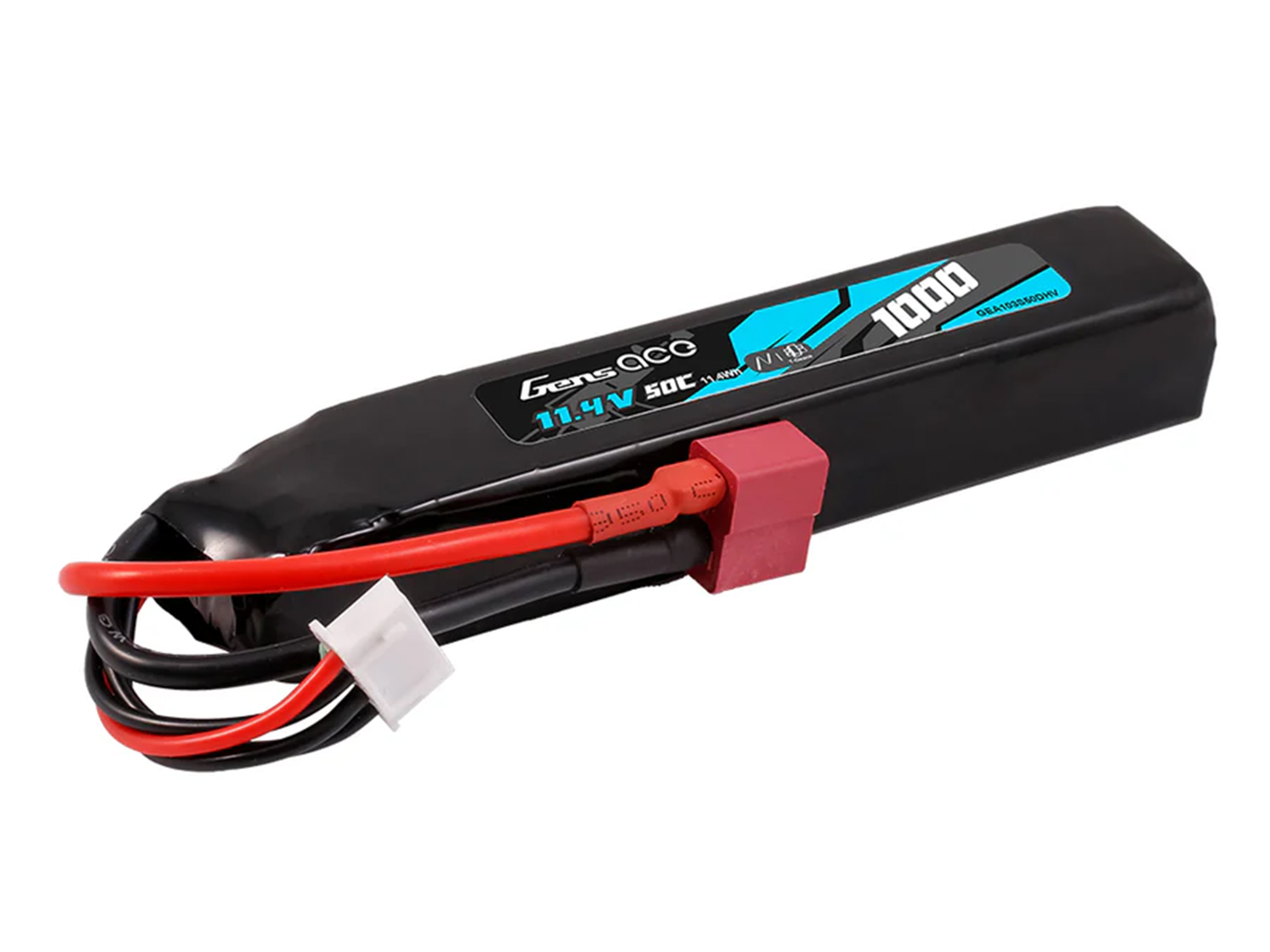 Gens Ace Airsoft 3S 1100mAh 25C with Deans (fit Most AEG) (O-GAS3S1100-25D)