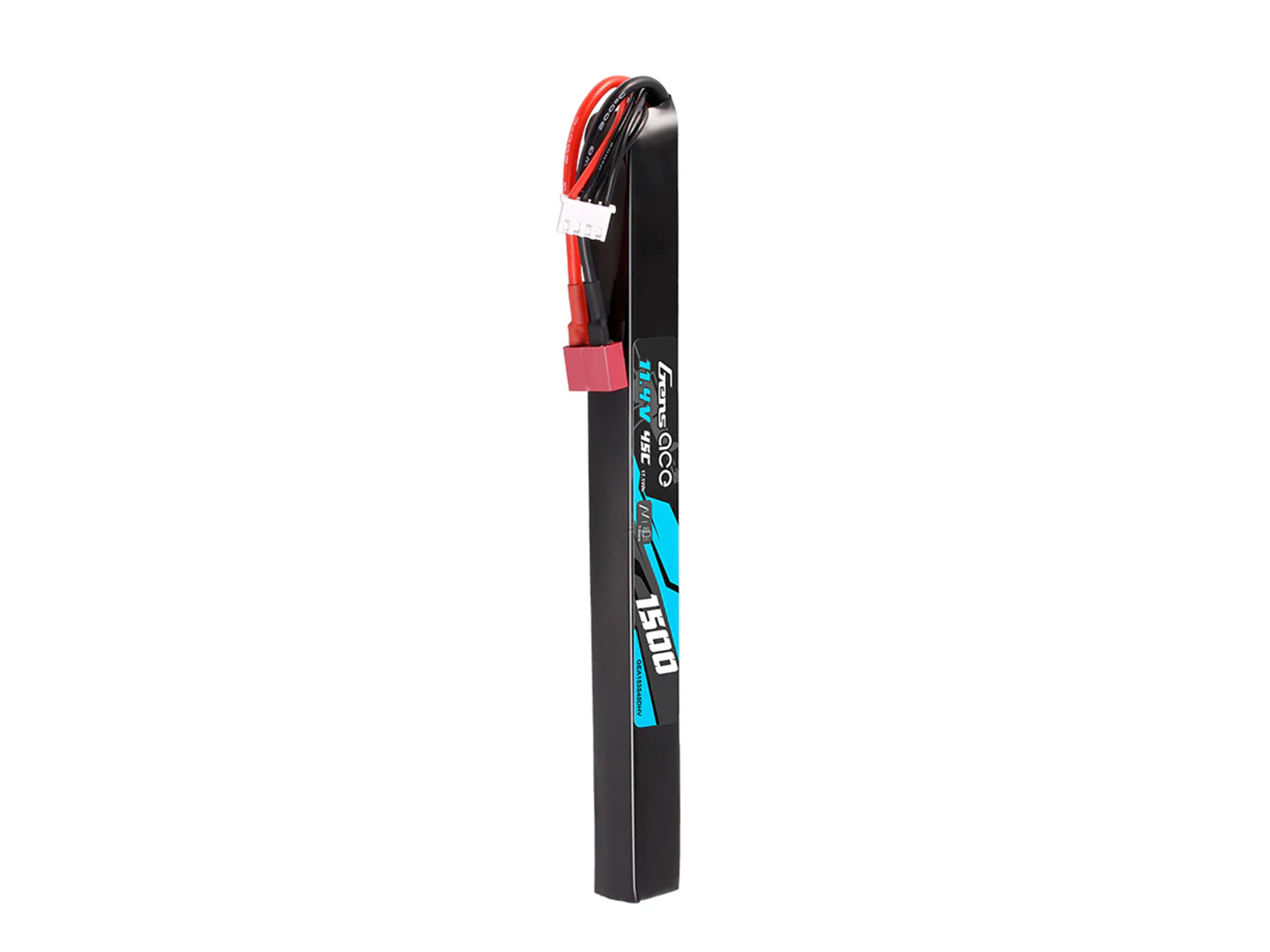 Gens Ace Airsoft 3S HV 1500mAh 45C with Deans (AK47 Long Stick) (O-GAS3H1500-45D)