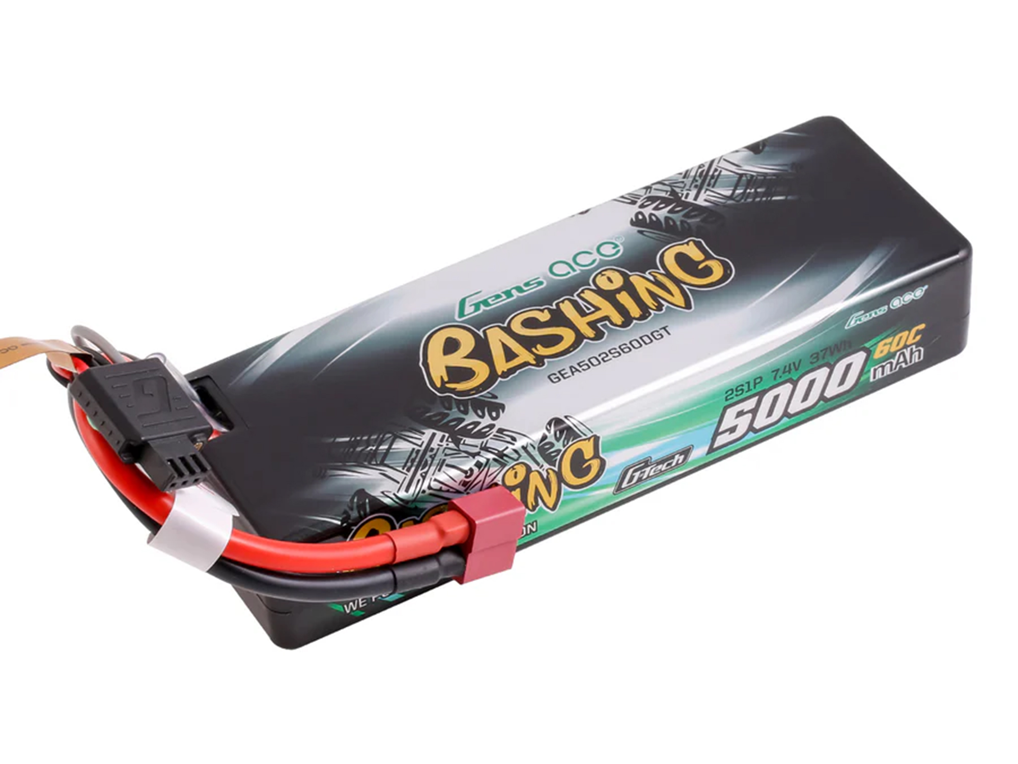 Gens Ace Li-Po G-Tech Car Hard Case 2S 7.4V 5000mAh 60C with T-Type (O-GTC2S5000-60T)