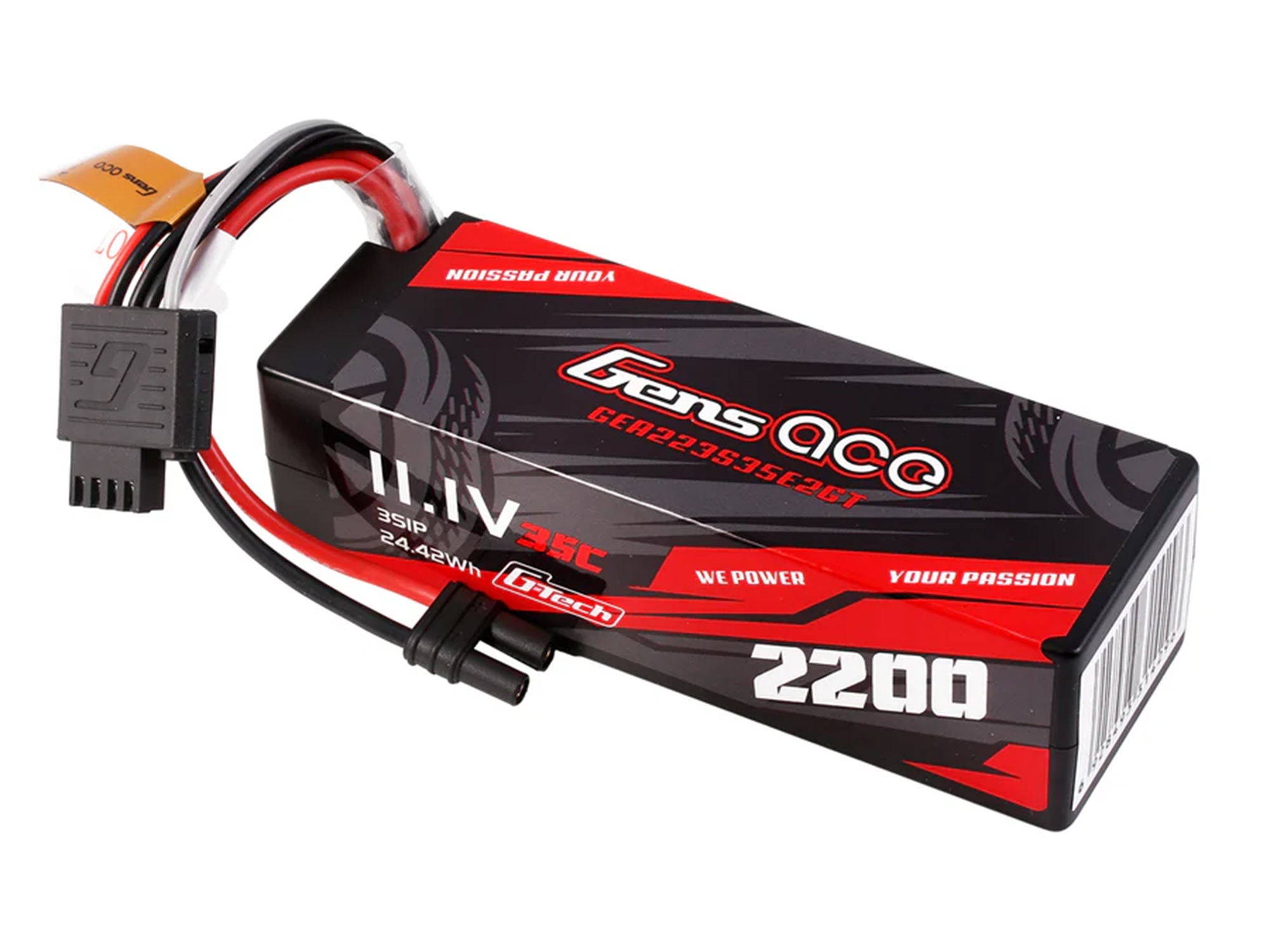 Li-Po G-Tech 3S 11.1V 2200mAh 35C with EC2 (GROM) (O-GTC3S2200-35E2)
