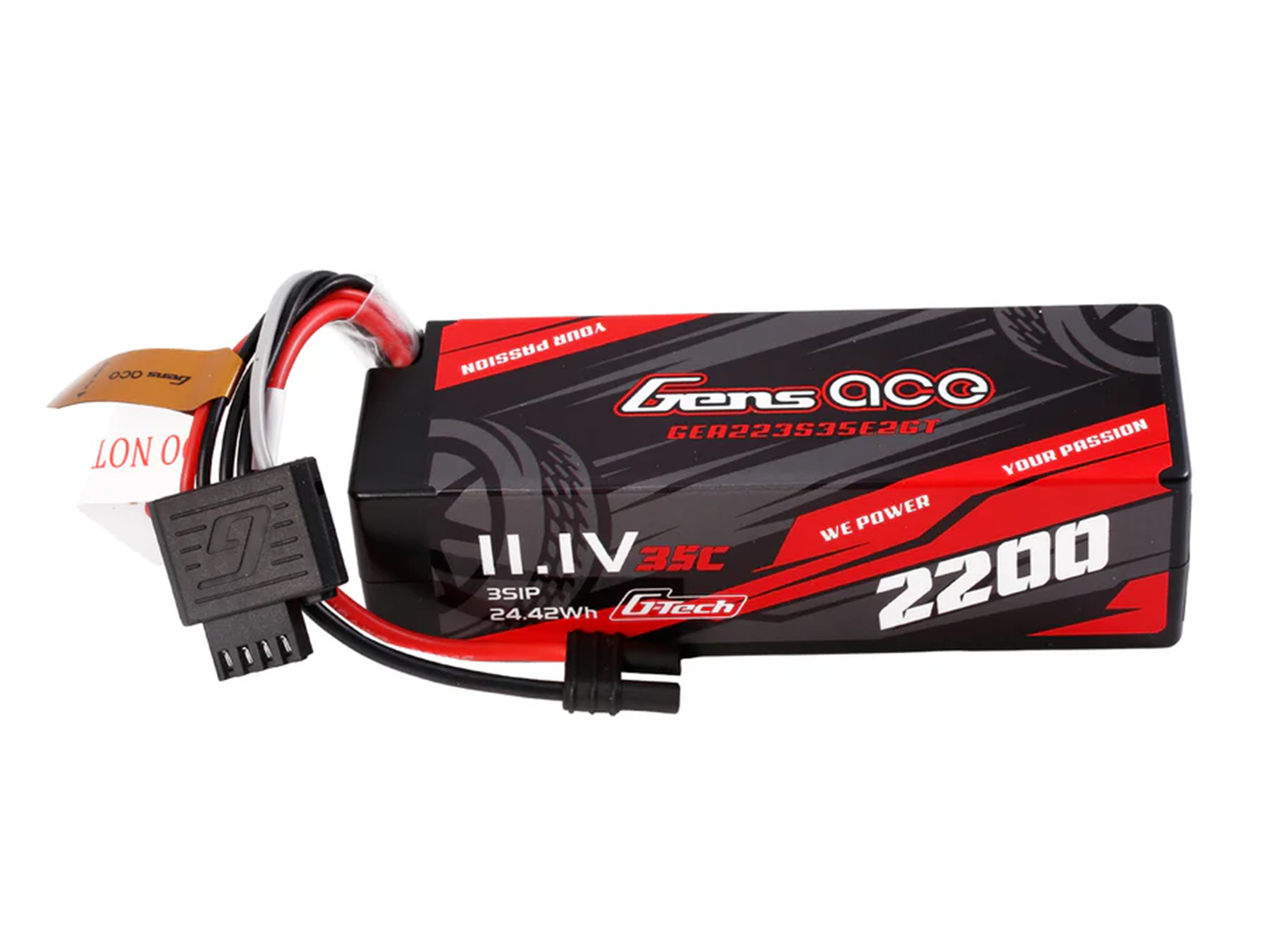 Li-Po G-Tech 3S 11.1V 2200mAh 35C with EC2 (GROM) (O-GTC3S2200-35E2)
