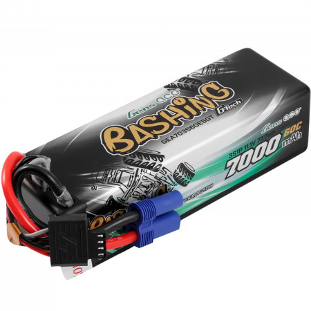 Gens Ace Li-Po Car G-Tech 3S 11.1V 7000mAh 60C Bashing with EC5 (O-GTC3S7000-60E5)
