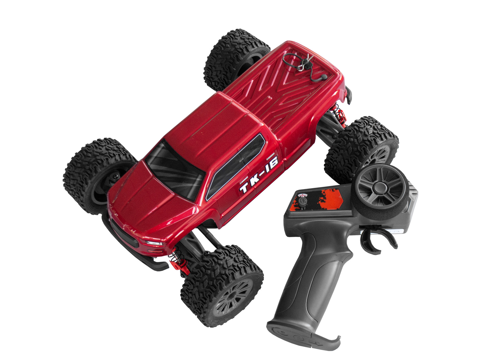 PD Racing 1:16 TK-16 Brushed Truck RTR - Red (PD303T-RED)