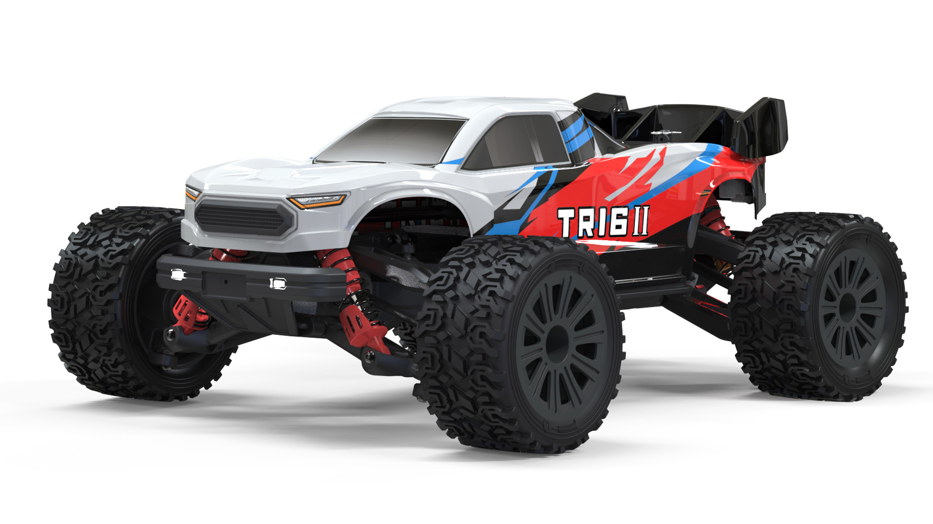 PD Racing 1:16 TR-16 Brushed Truck RTR (PD304T-RED)