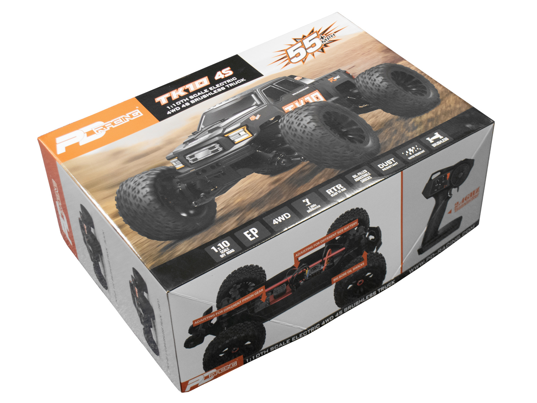 PD Racing 1:10 Radio Control TK10 4S Brushless Truck (PD860R)