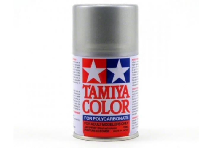 Tamiya PS Polycarbonate Clear Bodyshell Paint - Full Range - PS-36 Silver