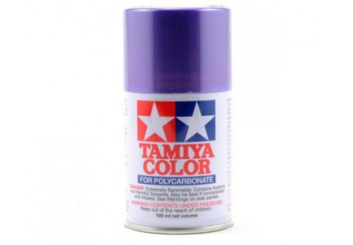 Tamiya PS Polycarbonate Clear Bodyshell Paint - Full Range - PS-51 Purple Anodised Aluminium