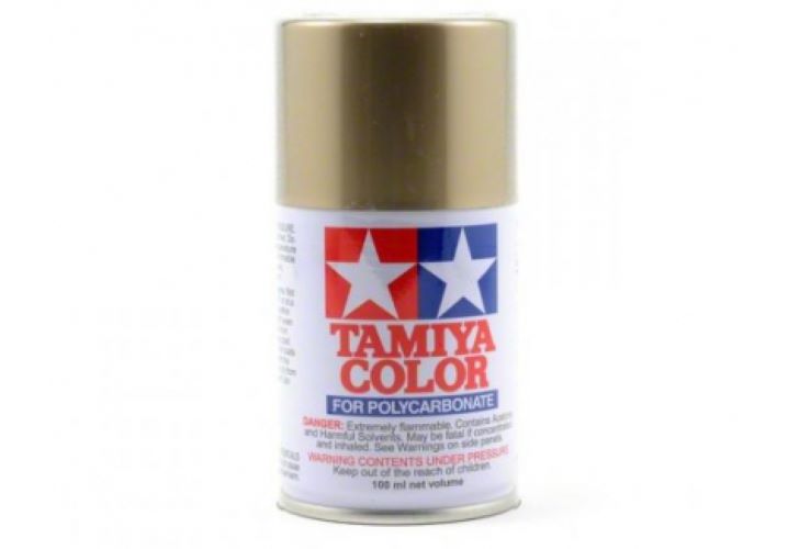 Tamiya PS Polycarbonate Clear Bodyshell Paint - Full Range - PS-52 Champagne Gold Aluminium