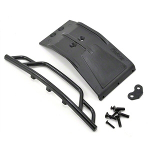 RPM Front Bumper &amp; Skid Plate Losi Ten Scte - Black (RPM73042)