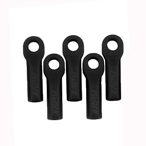 RPM Traxxas Long Rod Ends - Black (12) (RPM80512)