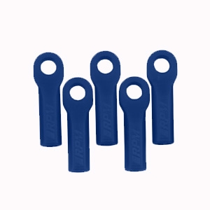 RPM Traxxas Long Rod Ends - Blue(12) Replaces Trx #5525 (RPM80515)
