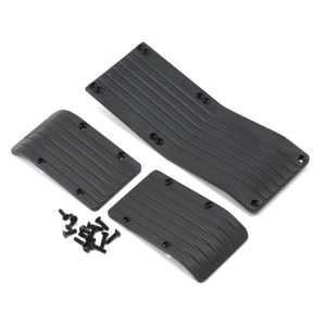 RPM Traxxas T/E-Maxx 3-Pcs Skid Plate - Black (RPM80772)