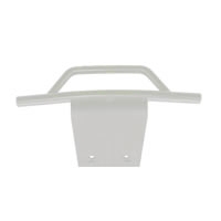 RPM Front Bumper / Skid Plate For Slash - Chrome/Grey (RPM80953)