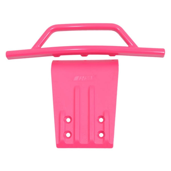 RPM Front Bumper &amp; Skid Plate For Slash - Pink (RPM80957)