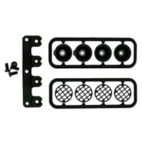 RPM Light Canister Set For RPM Slash Front Bumpers - Black (RPM80982)